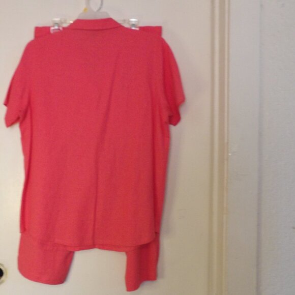 Vintage Capacity 2 Piece Linen Blend Pants & Top Set Sz L - Picture 9 of 10